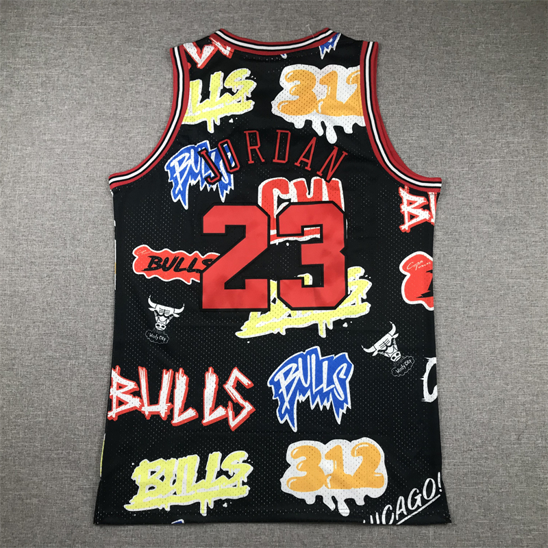 Men Chicago Bulls #23 Jordan Black 2024 NBA Jersey